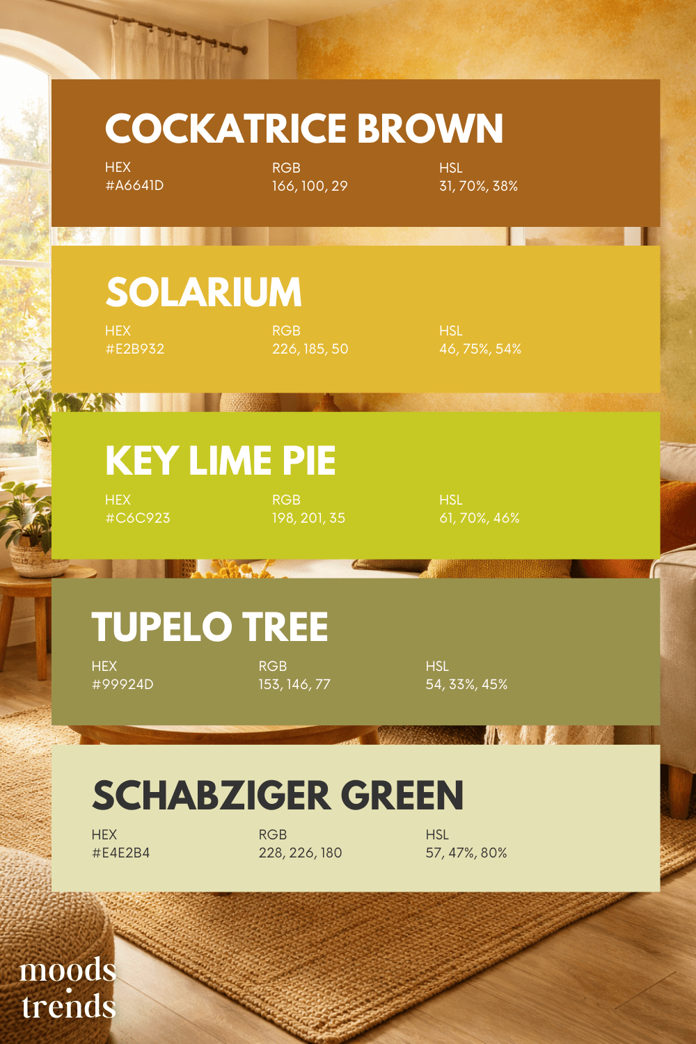 Color Palette - Honey Grove