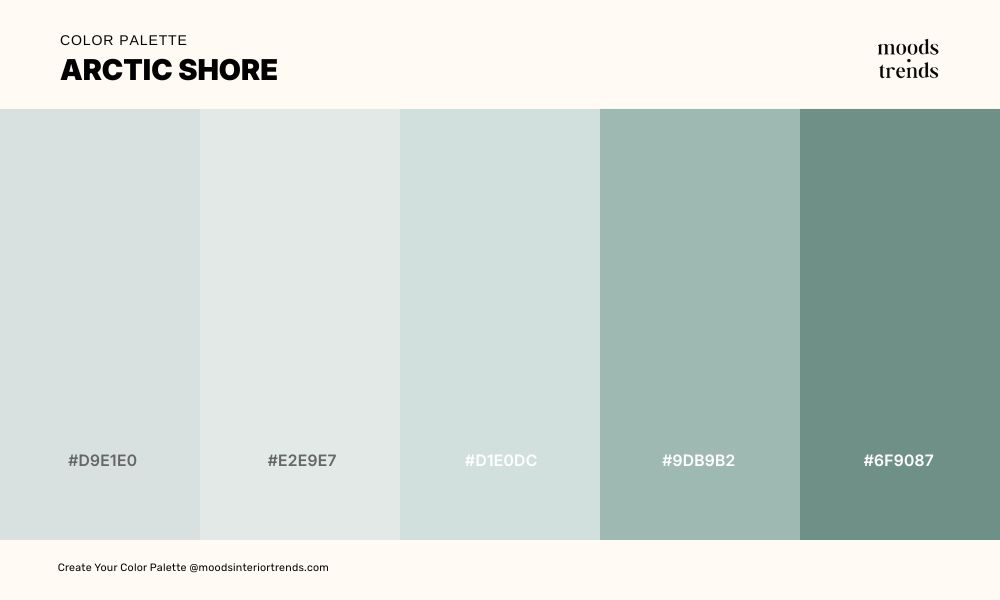 Color Palette Arctic Shore