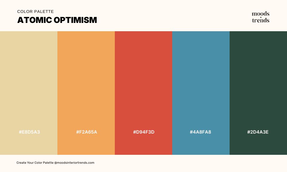 Color Palette Atomic Optimism