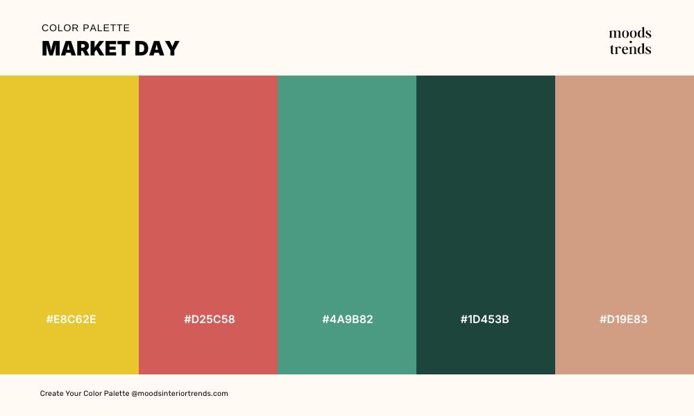 Color Palette Market Day