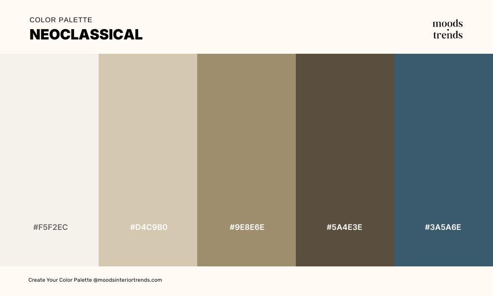 Color Palette Neoclassical