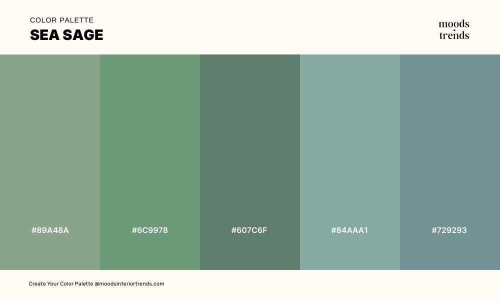 Color Palette Sea Sage