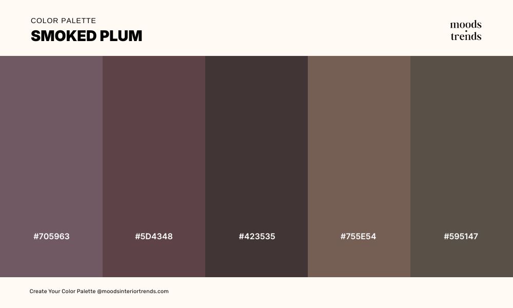 Color Palette Smoked Plum