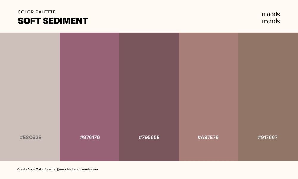 Color Palette Soft Sediment