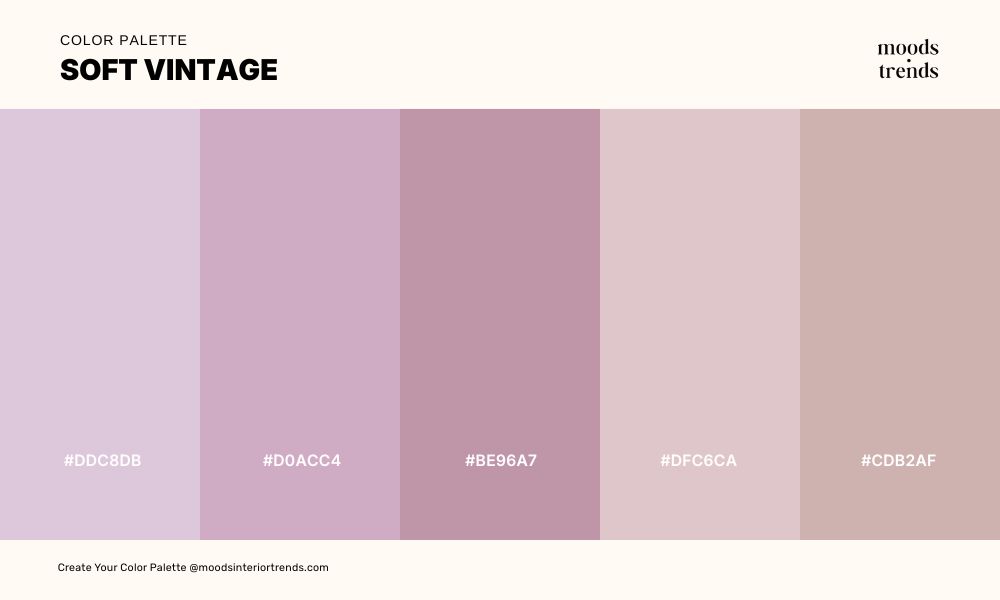 Color Palette Soft Vintage