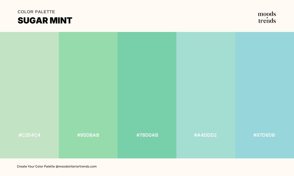 Color Palette Sugar Mint