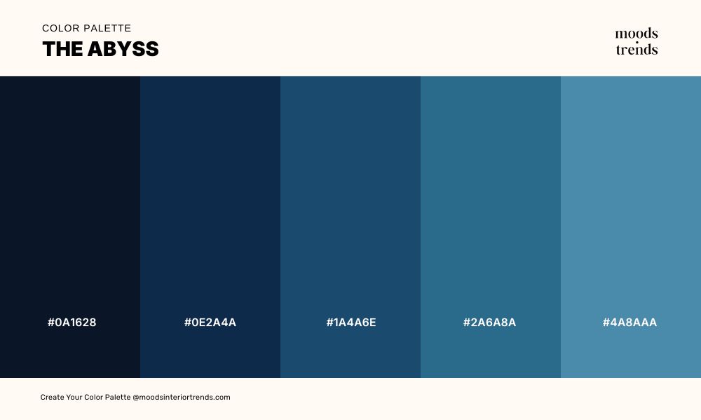 Color Palette The Abyss