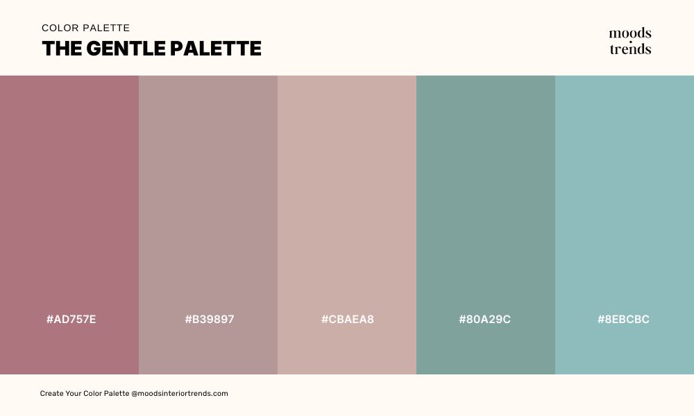 Color Palette The Gentle Palette